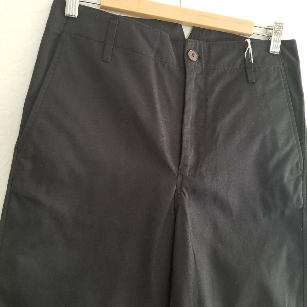 Golden Goose High Rise Tapered Leg Chino Pants Size S Small Black - Picture 2 of 11